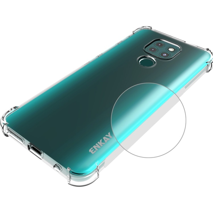 ENKAY Átlátszó borító + 3D üveg Motorola Moto G9 Play / E7 Plus termék 2. képe
