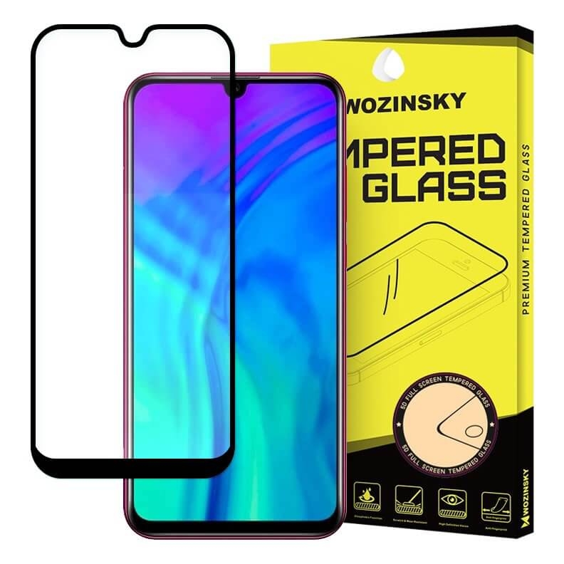 3D Edzett üveg Honor 20 / Huawei Nova 5T fekete termék 2. képe