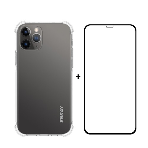 ENKAY Átlátszó tok + 3D üveg Apple iPhone 12 Pro Max akciós termékkép 1
