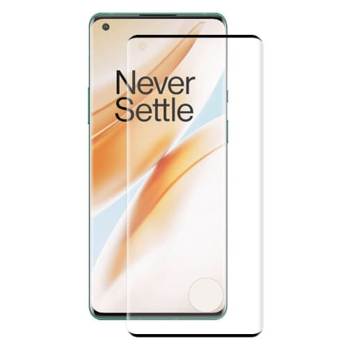 3D Edzett üveg OnePlus 8 Pro fekete akciós termékkép 1