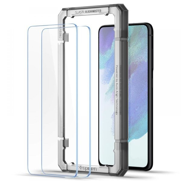 SPIGEN ALM GLAS.tR 2x Edzett üveg Samsung Galaxy S21 FE 5G termék 2. képe