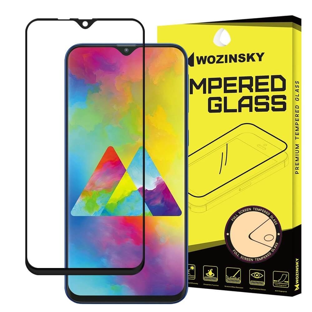 3D Edzett üveg Samsung Galaxy M10 fekete akciós termékkép 1