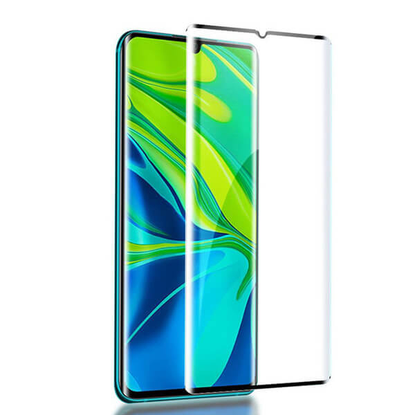 3D edzett üveg Xiaomi Mi Note 10 Lite Black akciós termékkép 1