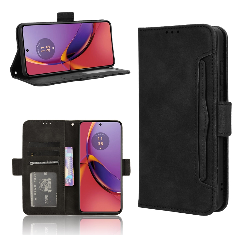 SLOT pénztárca tok Motorola Moto G84 5G fekete termék 2. képe