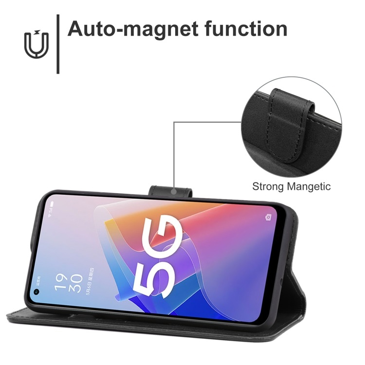 SMOOTH Wallet tok Oppo A96 fekete termék 2. képe