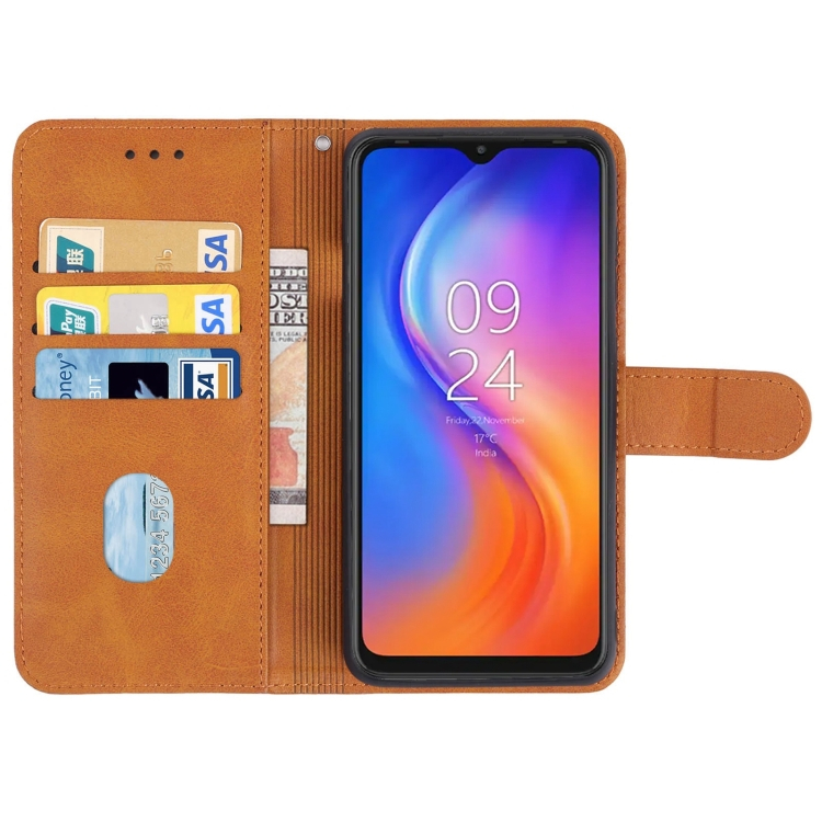 SMOOTH Pénztárca tok Tecno Spark 8 barna termék 2. képe