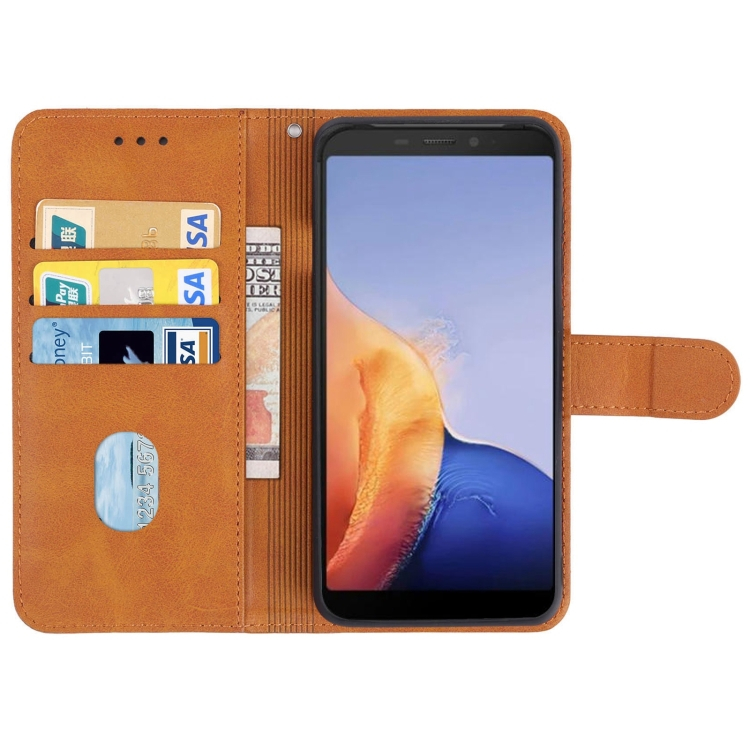 SMOOTH Wallet tok Ulefone Armor X9 / X9 Pro barna termék 2. képe