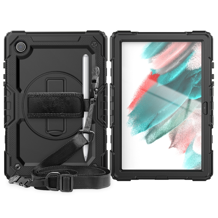 SOLID 360 tok Samsung Galaxy Tab A8 (SM-X205 / SM-X200) fekete akciós termékkép 1