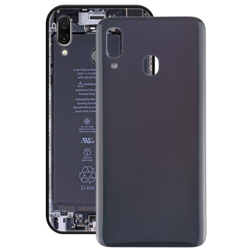 Hátlap (akkumulátor fedél) Samsung Galaxy A40 fekete termék 2. képe