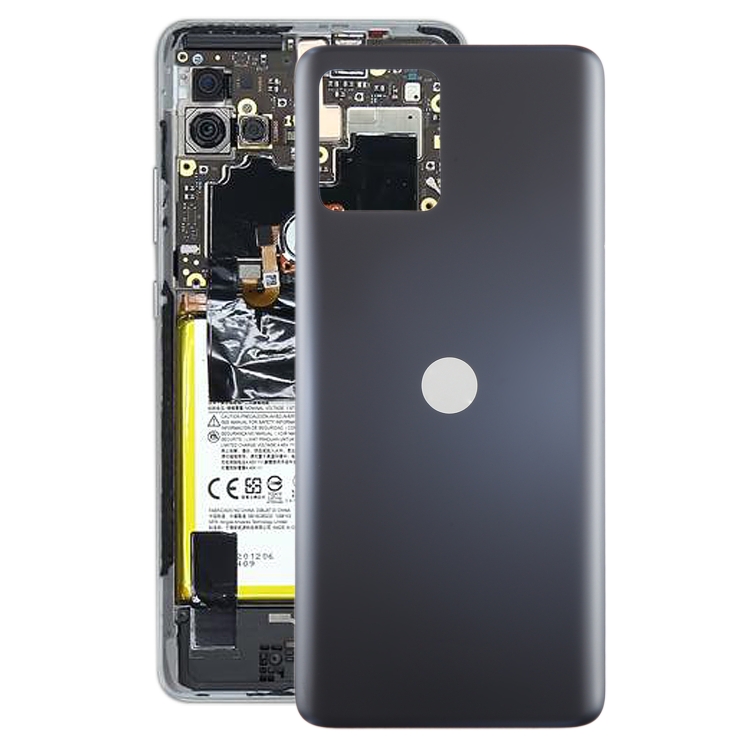 Eredeti Hátlap (akkumulátor fedél) Motorola Moto G72 fekete akciós termékkép 1