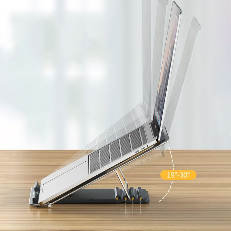 CCT8 Állítható ezüst laptopállvány termék 2. képe