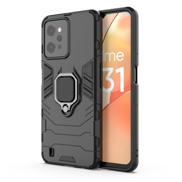 ERŐS védőburkolat Realme C31 fekete akciós termékkép 1