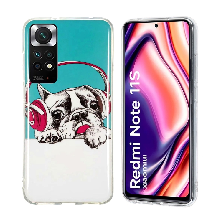 ART TPU Világító burkolat Xiaomi Redmi Note 11 / Note 11S DOG akciós termékkép 1