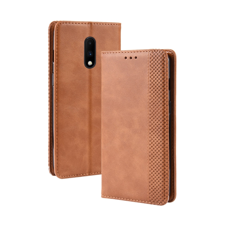 BUSINESS pénztárca huzat One Plus 7 barna akciós termékkép 1