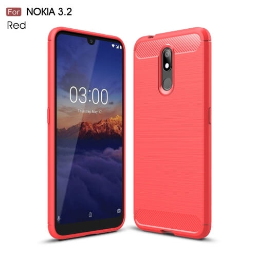 FLEXI TPU borító Nokia 3.2 piros akciós termékkép 1