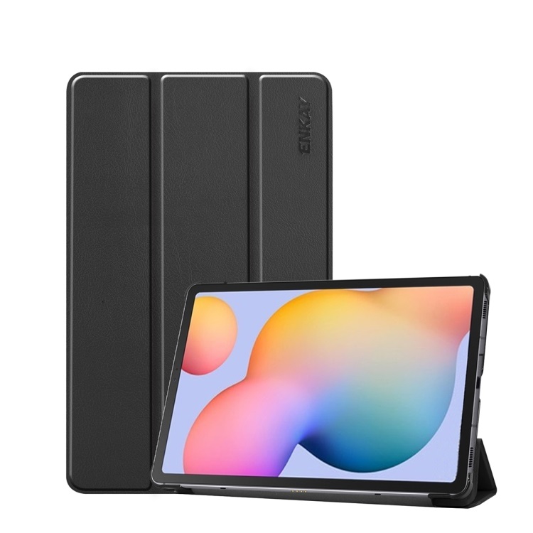 ENKAY LEATHER Zaklápací obal pre Samsung Galaxy Tab S6 Lite 2024 / S6 Lite 2022 / S6 Lite čierny akciós termékkép 1