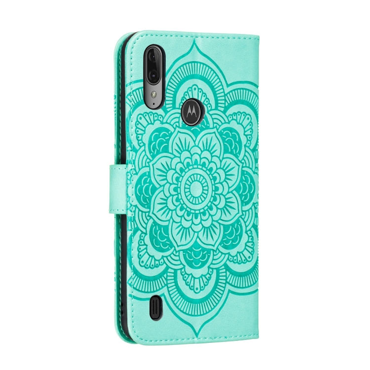 ART Pénztárca borító Motorola Moto E6S LOTUS zöld termék 2. képe