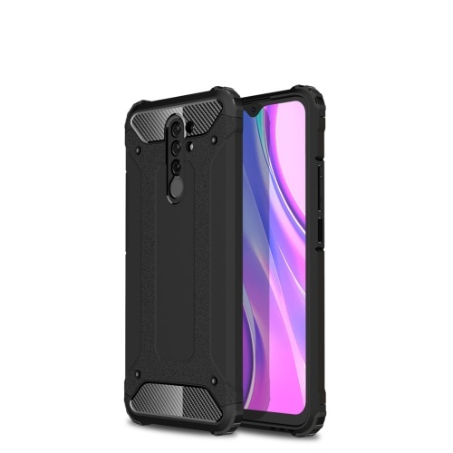 TOUGH Védőburkolat Xiaomi Redmi 9 fekete akciós termékkép 1