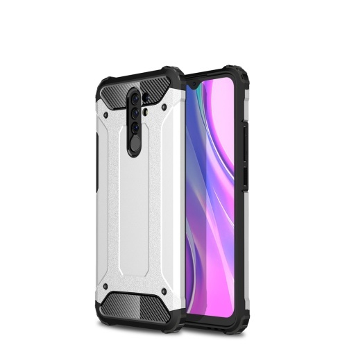 TOUGH Védőburkolat Xiaomi Redmi 9 ezüst akciós termékkép 1