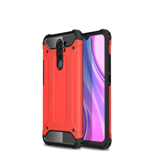 TOUGH Védőburkolat Xiaomi Redmi 9 piros akciós termékkép 1