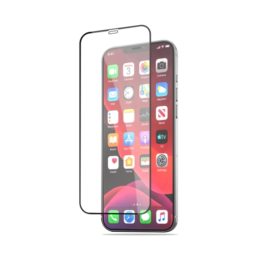 3D edzett üveg Apple iPhone 12 12 Pro fekete akciós termékkép 1