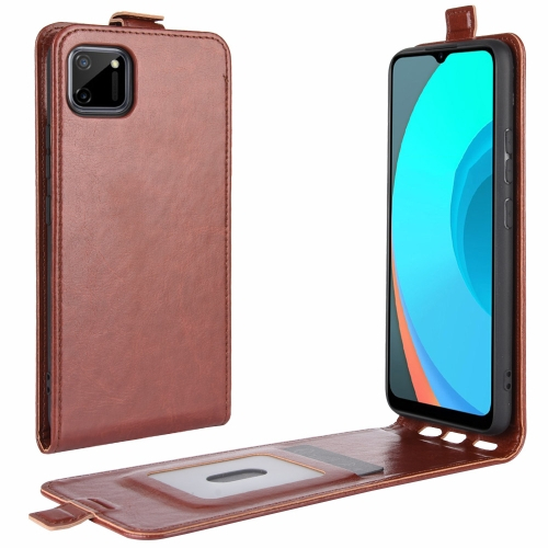 Realme C11 barna összecsukható tok akciós termékkép 1