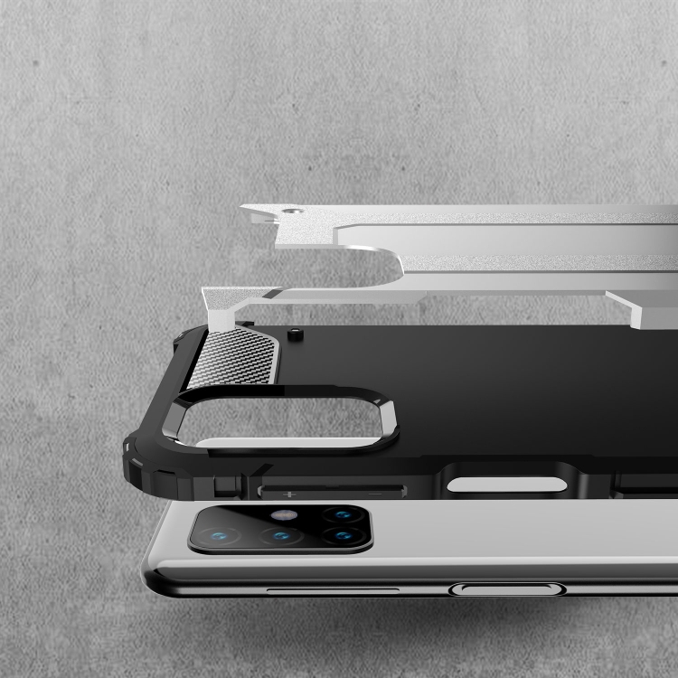 TOUGH Védőburkolat Samsung Galaxy M31s ezüst termék 2. képe