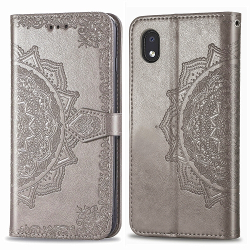 ART Pénztárca borító Motorola One Fusion + ORNAMENT szürke akciós termékkép 1