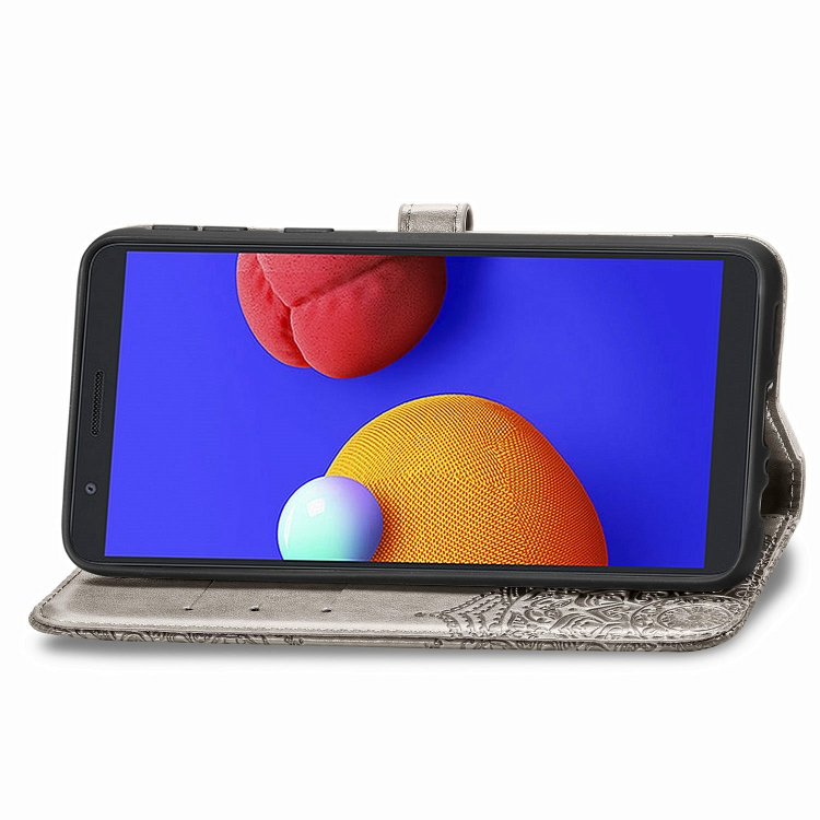 ART Pénztárca borító Motorola One Fusion + ORNAMENT szürke termék 2. képe