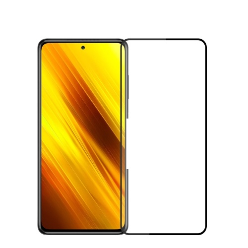 3D edzett üveg Xiaomi Poco X3 NFC / X3 Pro fekete akciós termékkép 1