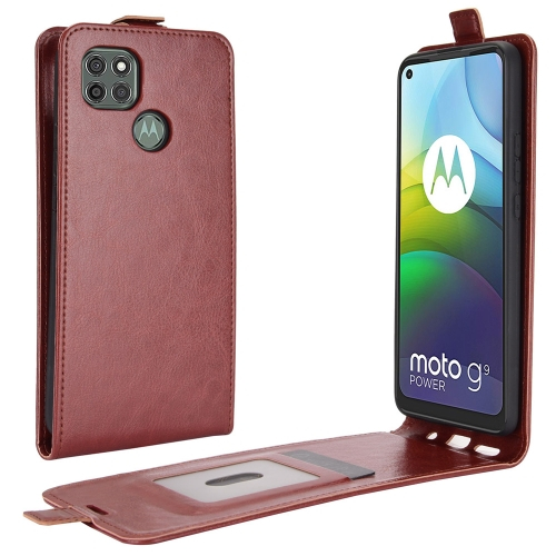 Motorola Moto G9 Power barna flip tok akciós termékkép 1