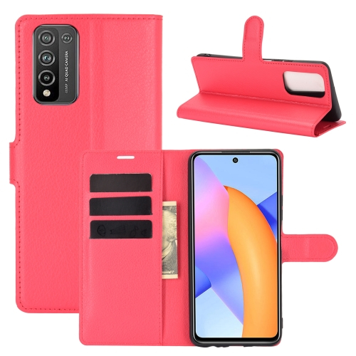 LITCHI Védőburkolat Honor 10X Lite piros termék 2. képe