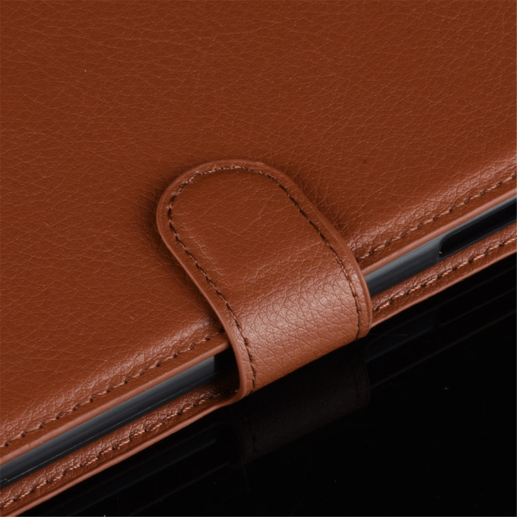 LITCHI Wallet tok Motorola Moto G 5G piros termék 2. képe
