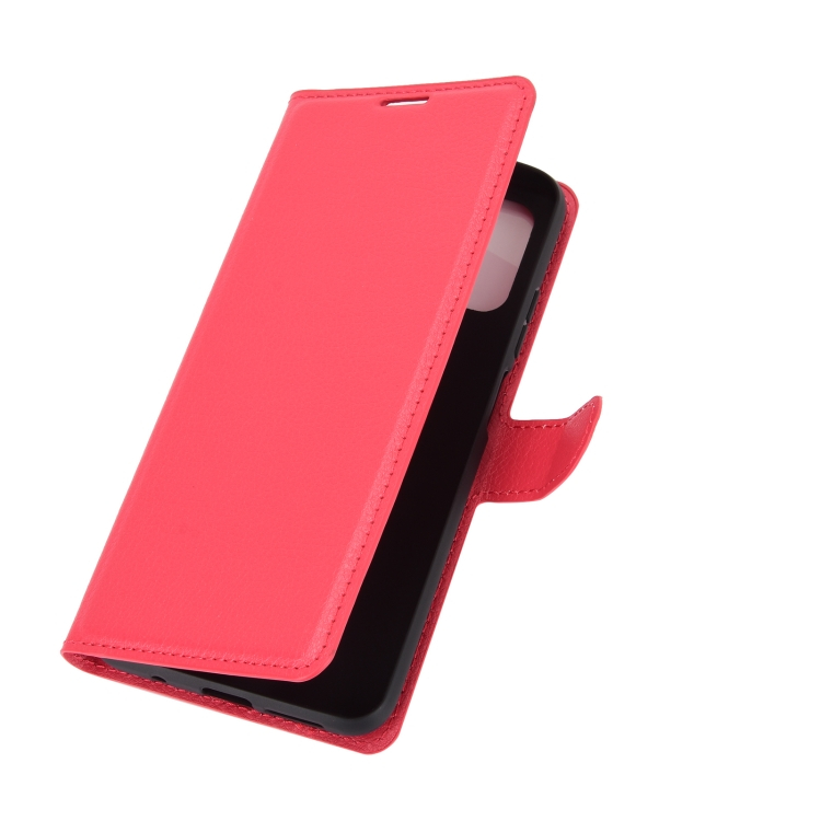 LITCHI Wallet tok Xiaomi Poco M3 piros termék 2. képe