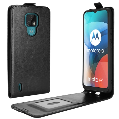 Összecsukható tok Motorola Moto E7 fekete akciós termékkép 1