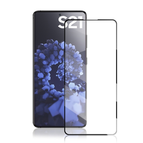 3D edzett üveg Samsung Galaxy S21 5G fekete akciós termékkép 1
