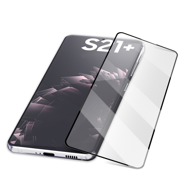 3D edzett üveg Samsung Galaxy S21 Plus 5G fekete termék 2. képe