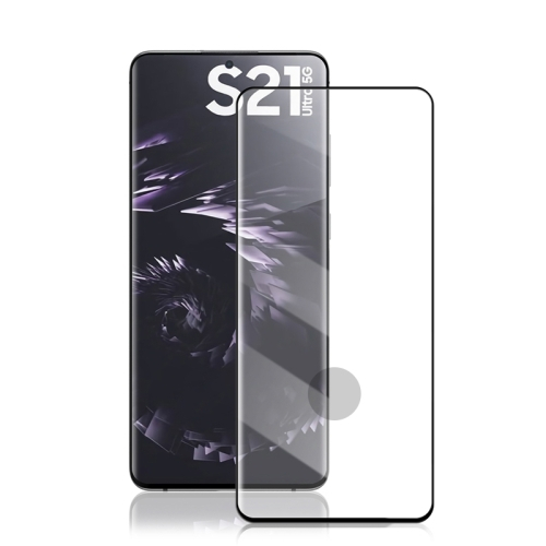 3D edzett üveg Samsung Galaxy S21 Ultra 5G fekete akciós termékkép 1