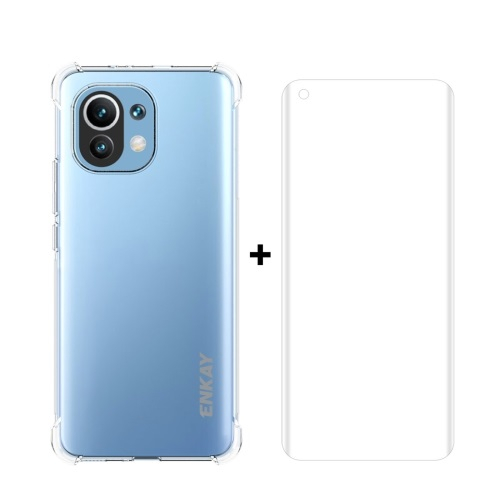 ENKAY Átlátszó borítás + védőfólia Xiaomi Mi 11 akciós termékkép 1