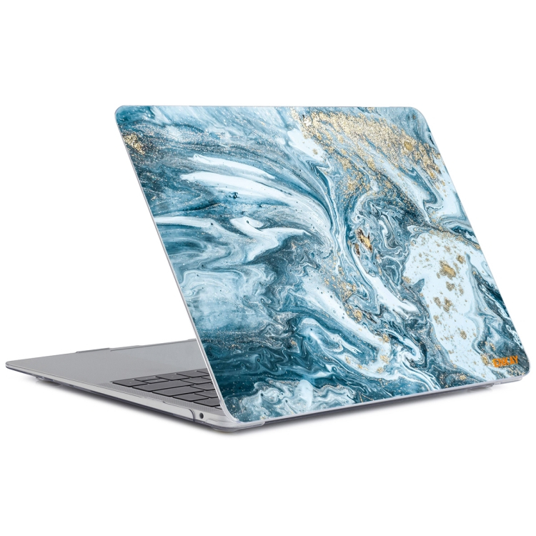 ENKAY MARBLE tok MacBook Air 13" A1932 / A2179 / A2337 DARK BLUE számítógéphez termék 2. képe