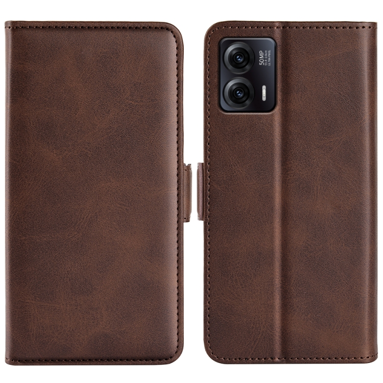 SIDE Wallet tok Motorola Moto G73 5G sötétbarna akciós termékkép 1