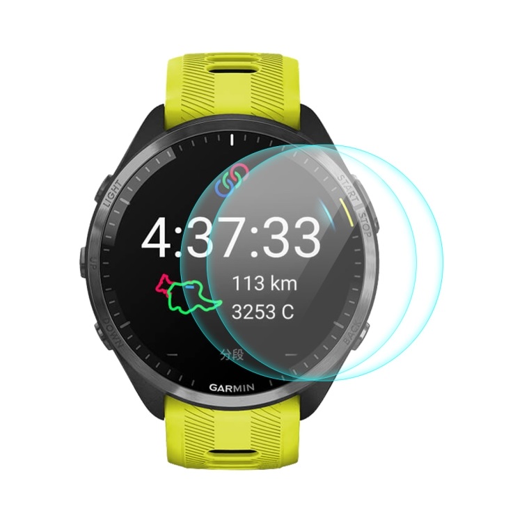 ENKAY 2x Edzett üveg Garmin Forerunner 965-höz