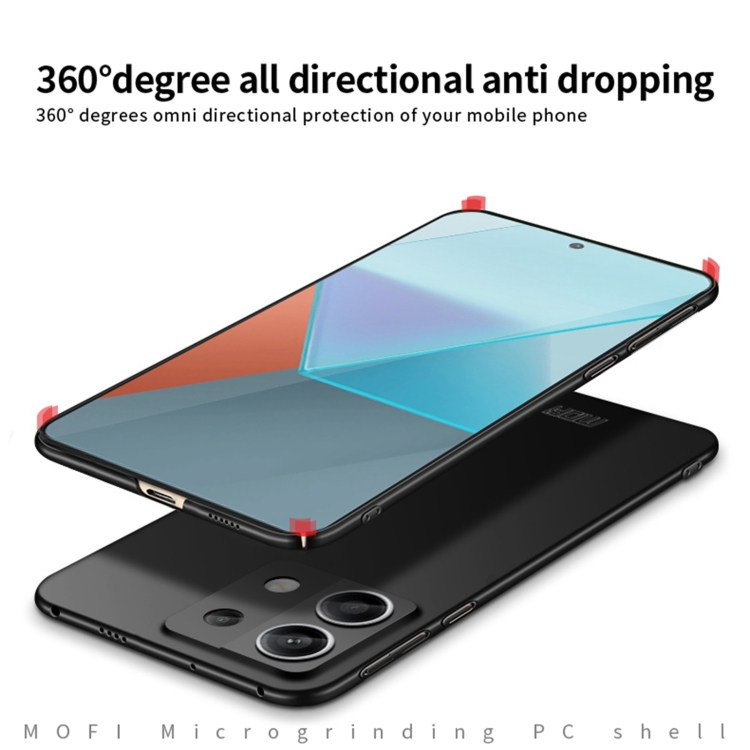 MOFI műanyag borítás Xiaomi Redmi Note 13 Pro 5G / Xiaomi Poco X6 5G fekete termék 2. képe