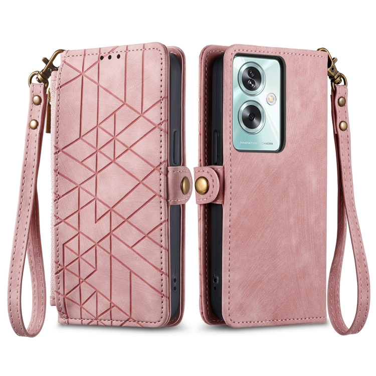 GEOM Wallet tok Oppo A79 5G rózsaszínhez akciós termékkép 1