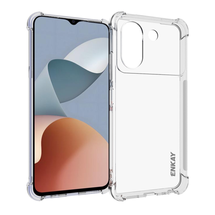 ENKAY AIRBAG Extra tartós burkolat a ZTE Blade A54 átlátszóhoz akciós termékkép 1