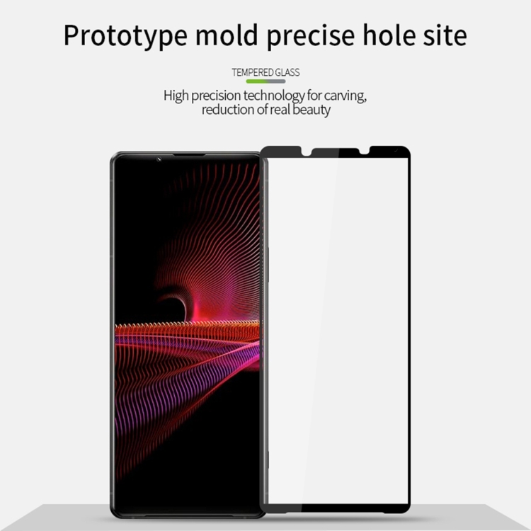 3D Edzett védőüveg Sony Xperia 1 VI készülékhez termék 2. képe