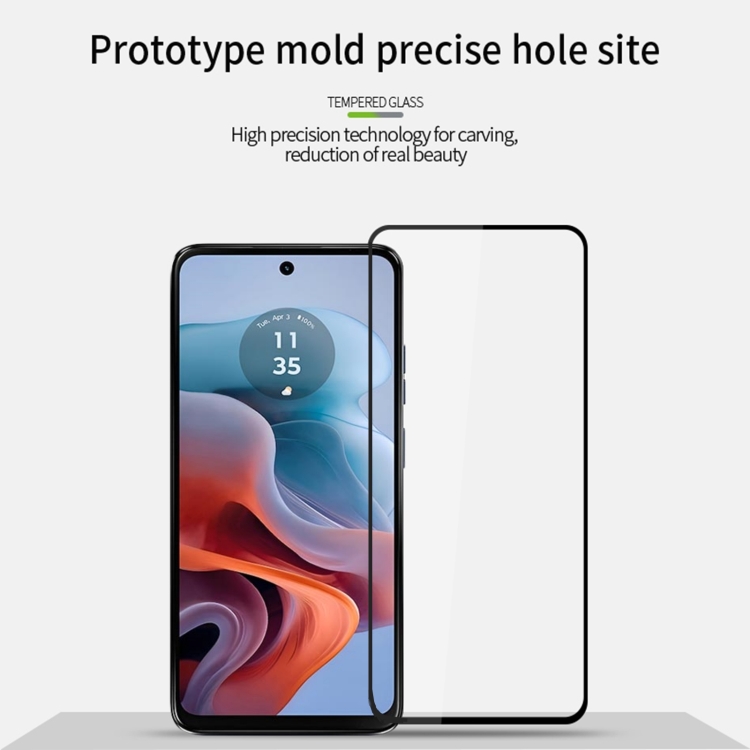 3D edzett védőüveg Motorola Moto G34 5G készülékhez termék 2. képe
