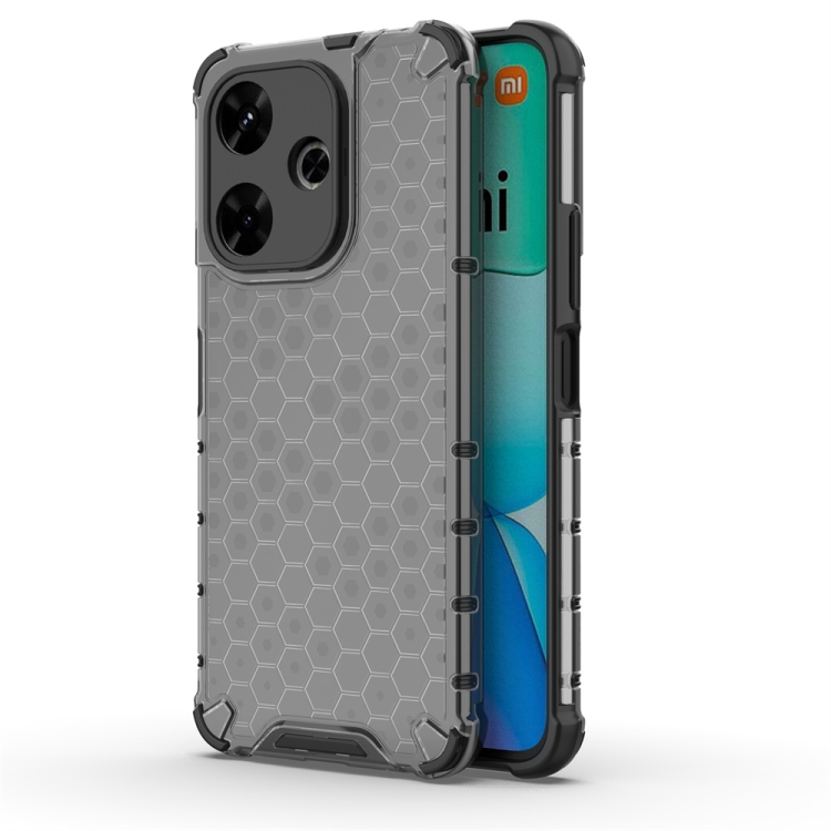 HONEYCOMB Védőburkolat Xiaomi Redmi 13 fekete akciós termékkép 1