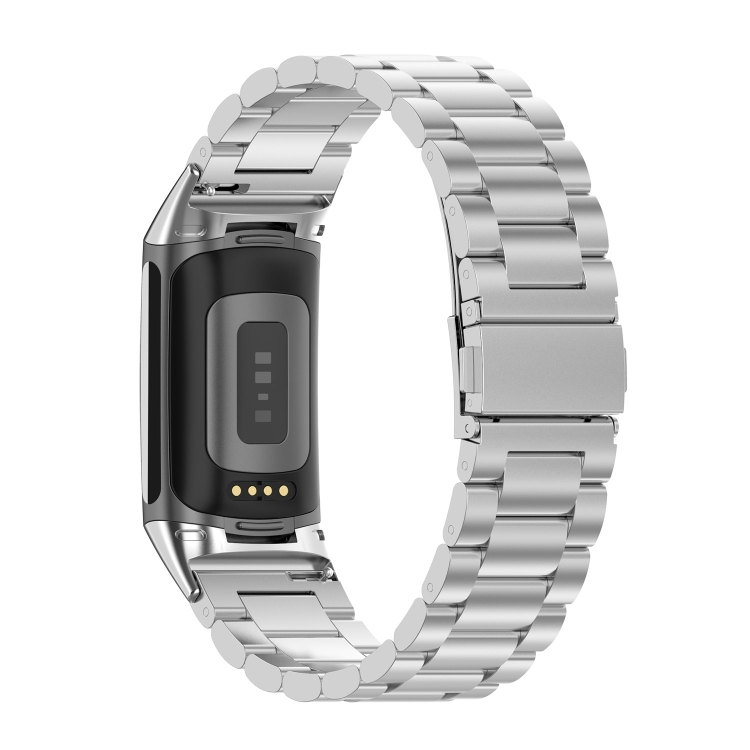 CLASSIC Fém szíj Fitbit Charge 6 ezüst színhez akciós termékkép 1