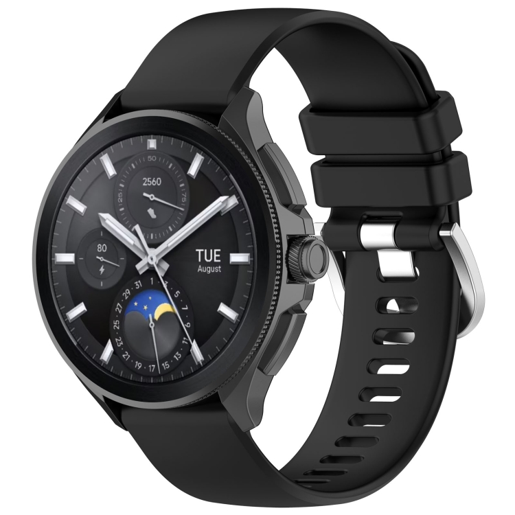 SZILIKON Cserélhető szíj Xiaomi Watch S3-hoz fekete akciós termékkép 1